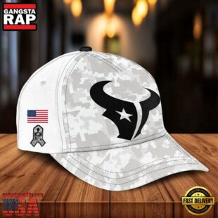 NFL Houston Texans Camo 2024 Salute to Service Baseball Cap