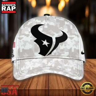 NFL Houston Texans Camo 2024 Salute to Service Baseball Cap