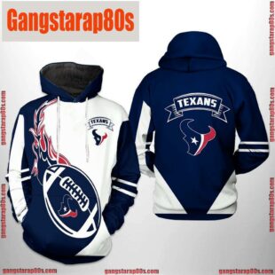 NFL Houston Texans Classic 3D Printed Hoodie Shirt