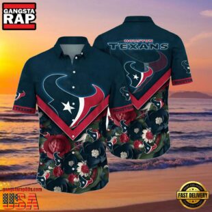 NFL Houston Texans Hawaiian Shirt Floral Aloha