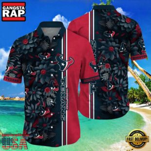 NFL Houston Texans Hawaiian Shirt Floral