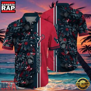 NFL Houston Texans Hawaiian Shirt Floral