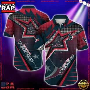 NFL Houston Texans Special Football Team Star Hawaiian Shirts