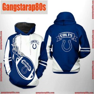 NFL Indianapolis Colts Classic 3D Printed Hoodie Shirt