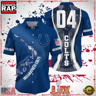 NFL Indianapolis Colts Super Bowl LIX Fans Custom Hawaiian Shirt