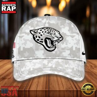 NFL Jacksonville Jaguars Camo 2024 Salute to Service Baseball Cap