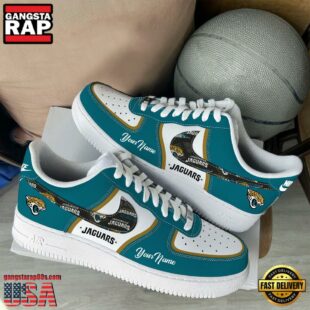 NFL Jacksonville Jaguars Logo Team Limited Edition New Design Custom Air Force 1 Shoes