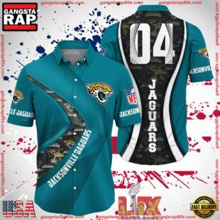 NFL Jacksonville Jaguars Super Bowl LIX Fans Custom Hawaiian Shirt