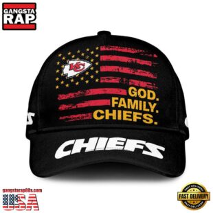 NFL Kansas City Chiefs American Flag Classic Cap