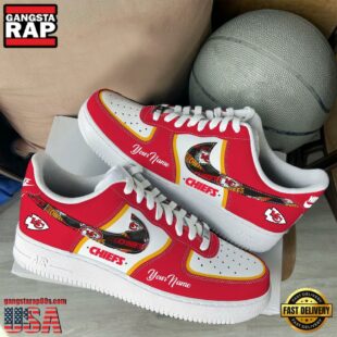 NFL Kansas City Chiefs Logo Team Limited Edition New Design Custom Air Force 1 Shoes