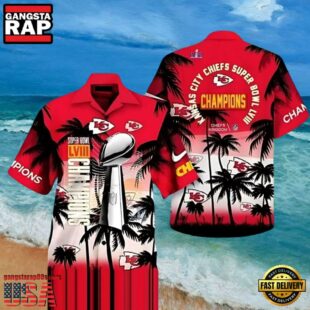 NFL Kansas City Chiefs Super Bowl LVIII Hawaiian Shirt