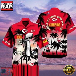 NFL Kansas City Chiefs Super Bowl LVIII Hawaiian Shirt