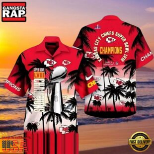 NFL Kansas City Chiefs Super Bowl LVIII Hawaiian Shirt