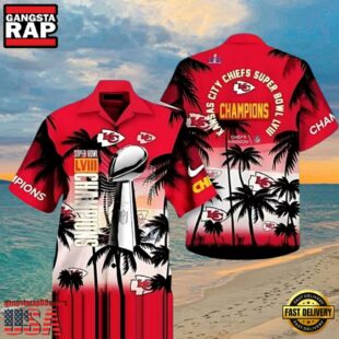 NFL Kansas City Chiefs Super Bowl LVIII Hawaiian Shirt