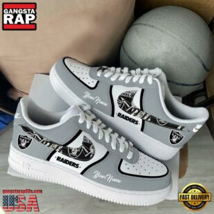 NFL Las Vegas Raiders Logo Team Limited Edition New Design Custom Air Force 1 Shoes