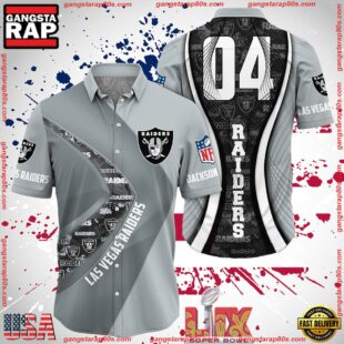 NFL Las Vegas Raiders Super Bowl LIX Fans Custom Hawaiian Shirt