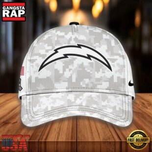 NFL Los Angeles Chargers Camo 2024 Salute to Service Baseball Cap