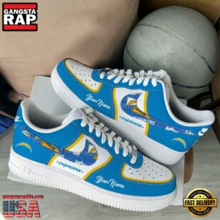 NFL Los Angeles Chargers Logo Team Limited Edition New Design Custom Air Force 1 Shoes