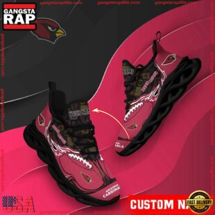 NFL Max Soul Shoes, Arizona Cardinals Clunky Shoes Custom Name