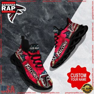 NFL Max Soul Shoes, Atlanta Falcons Clunky Shoes Custom Gift Women And Men