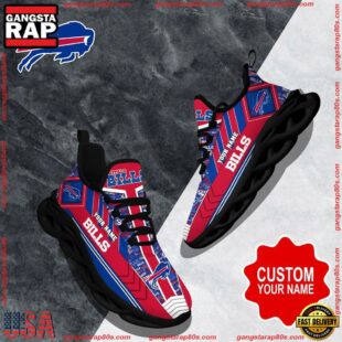 NFL Max Soul Shoes, Buffalo Bills Clunky Shoes Logo Custom Name Nfl