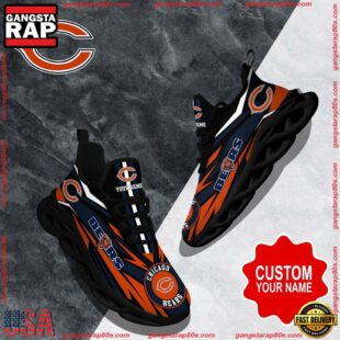 NFL Max Soul Shoes, Chicago Bears Clunky Shoes Custom Custom Name Football