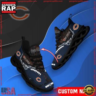 NFL Max Soul Shoes, Chicago Bears Clunky Shoes Custom Name