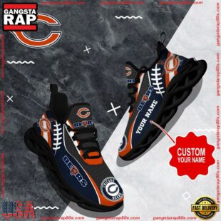 NFL Max Soul Shoes, Chicago Bears Shoes Custom Nfl Sport Loves