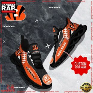 NFL Max Soul Shoes, Cincinnati Bengals Shoes Custom Nfl Sport Loves