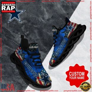 NFL Max Soul Shoes, Dallas Cowboys Clunky Shoes Custom Gift Women And Men