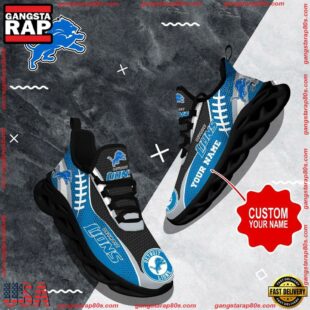 NFL Max Soul Shoes, Detroit Lions Shoes Custom Nfl Sport Loves