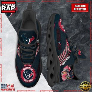 NFL Max Soul Shoes, Houston Texans Clunky Shoes Custom For Fans