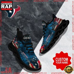 NFL Max Soul Shoes, Houston Texans Clunky Shoes Custom Gift Women And Men