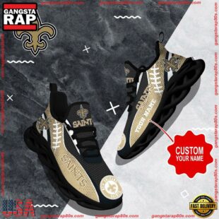 NFL Max Soul Shoes, New Orleans Saints Shoes Custom Nfl Sport Loves