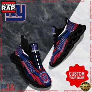 NFL Max Soul Shoes, New York Giants Clunky Shoes Custom Custom Name Football