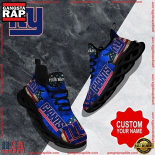 NFL Max Soul Shoes, New York Giants Clunky Shoes Custom Gift Women And Men