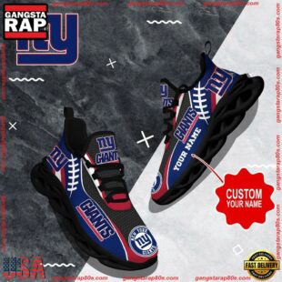 NFL Max Soul Shoes, New York Giants Shoes Custom Nfl Sport Loves