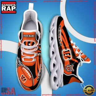 NFL Max Soul Shoes, Nfl Cincinnati Bengals White C Shoes For Fans