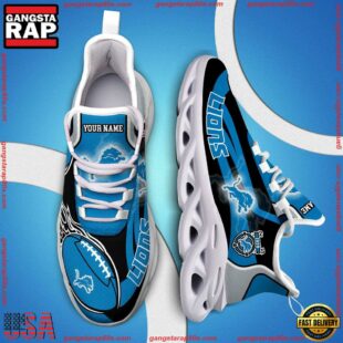 NFL Max Soul Shoes, Nfl Detroit Lions White C Shoes For Fans