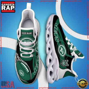 NFL Max Soul Shoes, Nfl New York Jets White C Shoes For Fans