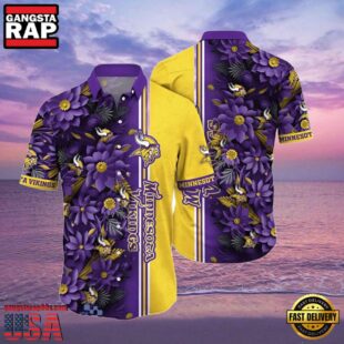 NFL Men's Minnesota Vikings Hawaiian Shirt