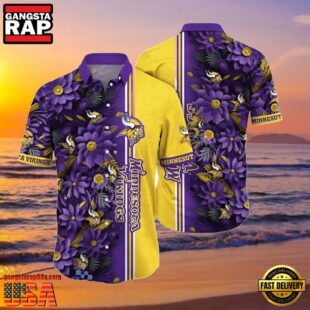 NFL Men's Minnesota Vikings Hawaiian Shirt