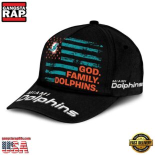 NFL Miami Dolphins American Flag Classic Cap