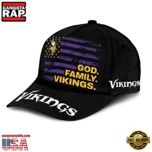 NFL Minnesota Vikings American Flag Classic Cap