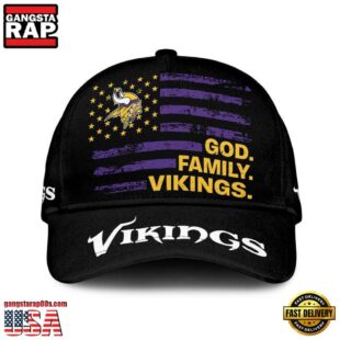 NFL Minnesota Vikings American Flag Classic Cap