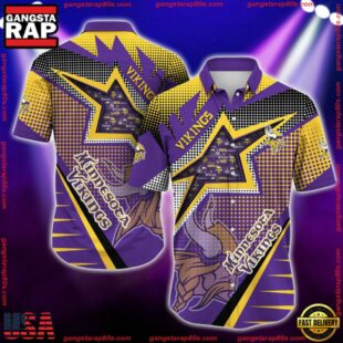 NFL Minnesota Vikings Special Football Team Star Hawaiian Shirts