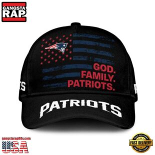 NFL New England Patriots American Flag Classic Cap