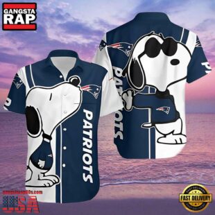 NFL New England Patriots Snoopy Hawaiian Shirt