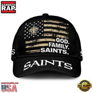 NFL New Orleans Saints American Flag Classic Cap