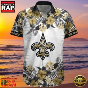 NFL New Orleans Saints Bourbon Street Hawaiian Shirt